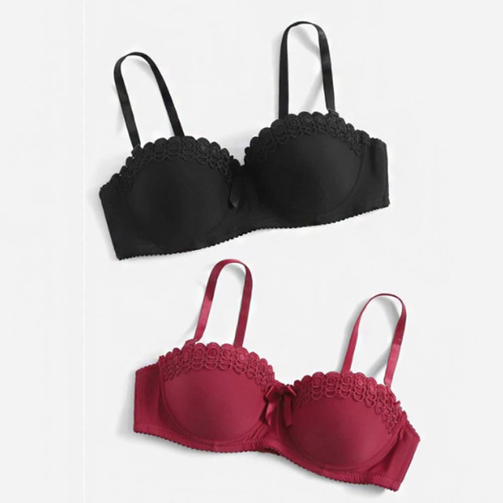 Women Bra Breast Support Bra L - огляд і ціна Demi Bra Balconette