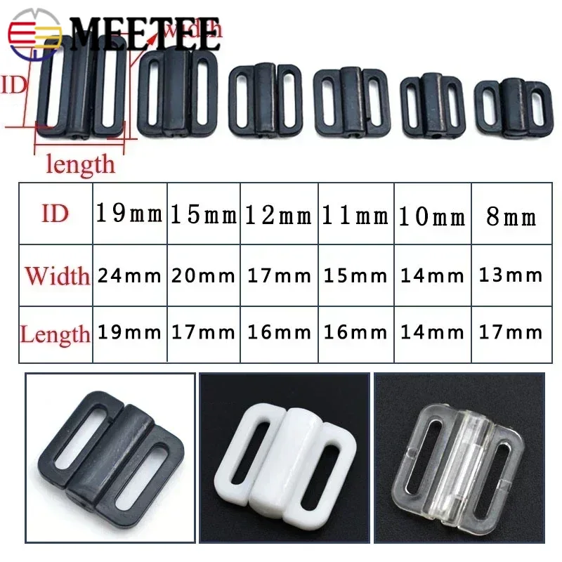 50Sets Meetee 8-25mm Plastic B - огляд і ціна Nursing Bra Clip