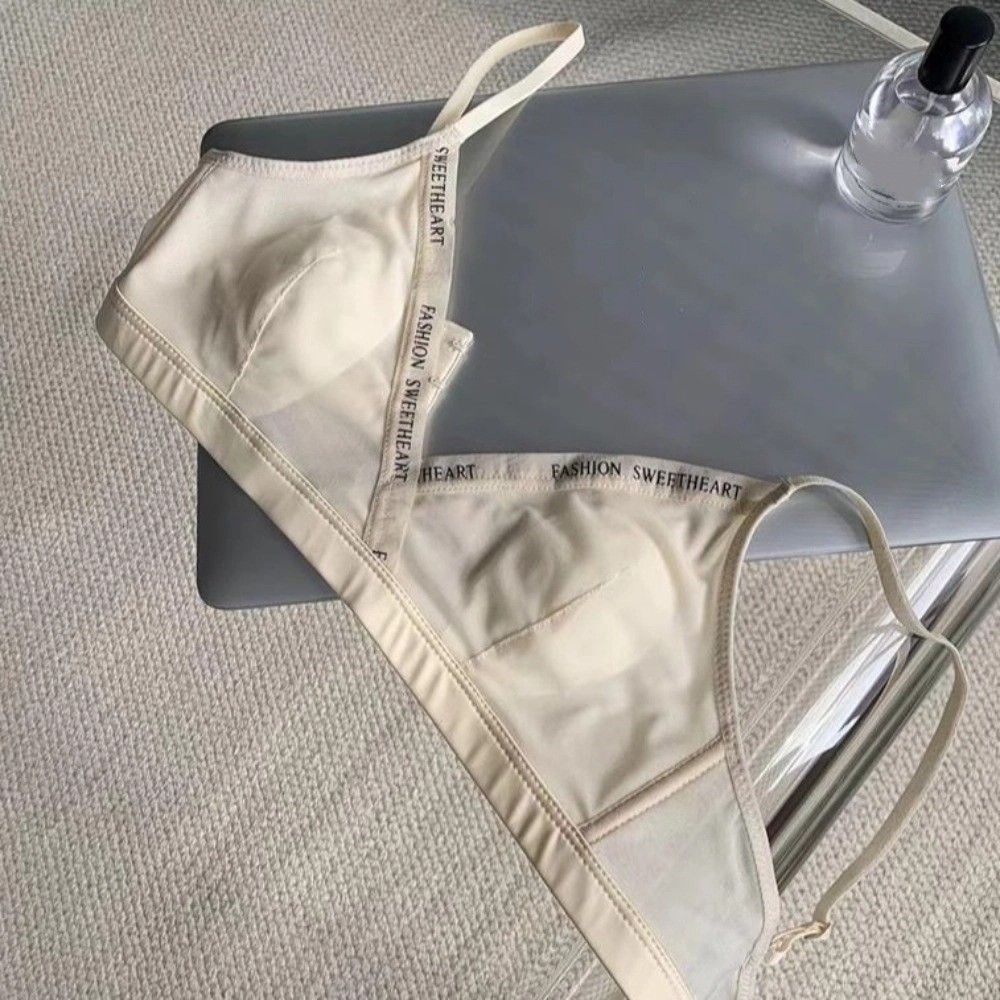 Mesh Thin Wireless Deep V Bra  - огляд і ціна Sheer Mesh Bra