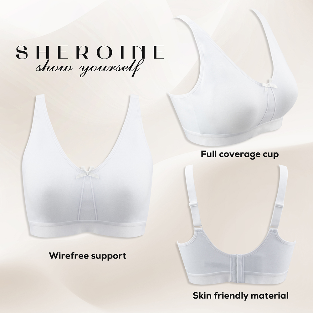 Sheroine Plus Size Women Wirel - огляд і ціна Mastectomy Bra Pocket